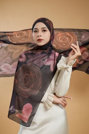 Pashmina  Serene - Choco Brownie